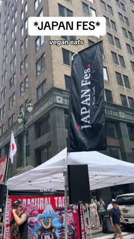 So many more vegan options but it was hot and I got full..guess I’ll have to go back 😏 #japanfes #japanfest #veganfood #japaneseveganfood #japanfes2024 #heyitskimberlee #thingstodoinnyc #nycveganeats 
