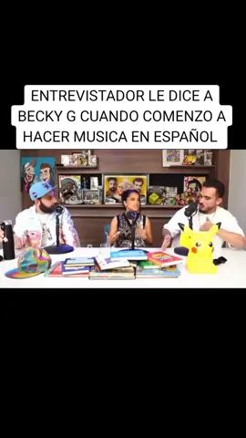 ENTREVISTADOR LE DICE A BECKY G CUANDO COMENZO A HACER MUSICA EN ESPAÑOL#Viral #beckyg #paratiiiiiiiiiiiiiiiiiiiiiiiiiiiiiii 