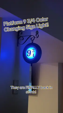 I’m obsessed with this! #harrypotter #platform9and3quarters #light #decor #homedecor #hedwig 