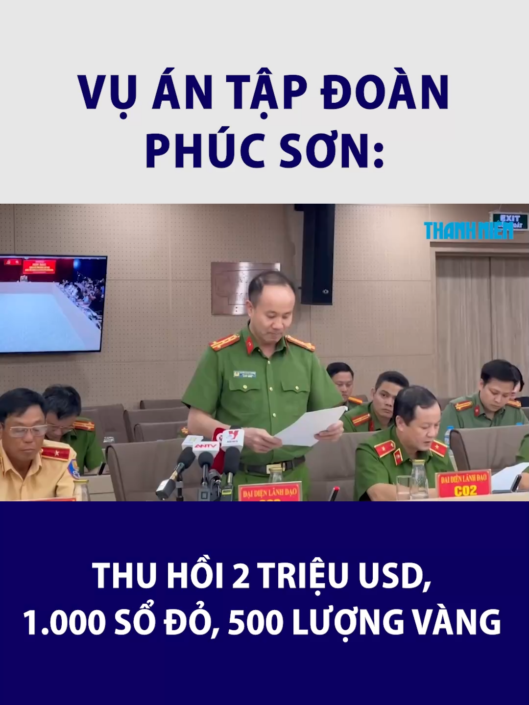 Vụ án Tập đoàn Phúc Sơn: Thu hồi 2 triệu USD, 1.000 sổ đỏ, 500 lượng vàng #tiktoknews #tiktokthanhnien #PhucSon #tapdoanPhucSon