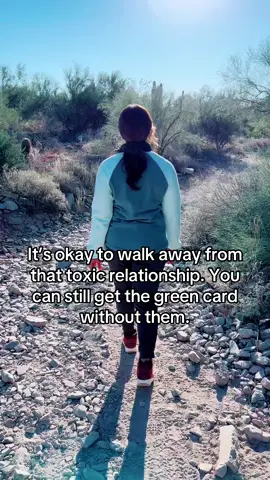 It’s okay to walk away #loveyourself #greencard #vawa #toxicrelationship #toxicspouse #toxicmarriage