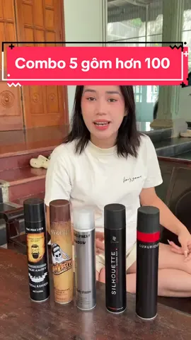 5 chai xịt gôm tóc chỉ hơn 100k #xuhuong #xitgom #xitgomtocnam #gomxittoc 