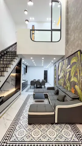 Nhà trệt lửng 4m x 17,5m pha chút Indochine 3 phòng ngủ dành cho gia đình 3-6 thành viên #xuhuong #nhadattrongthai #CapCut #xuhuongtiktok #nhadep #reviewnhadepcantho #nhaxinh #nhapho #indochine 