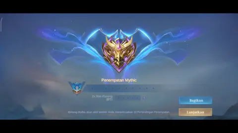 mentahan ke mythic ni. #fyp #mobilelegends_id 