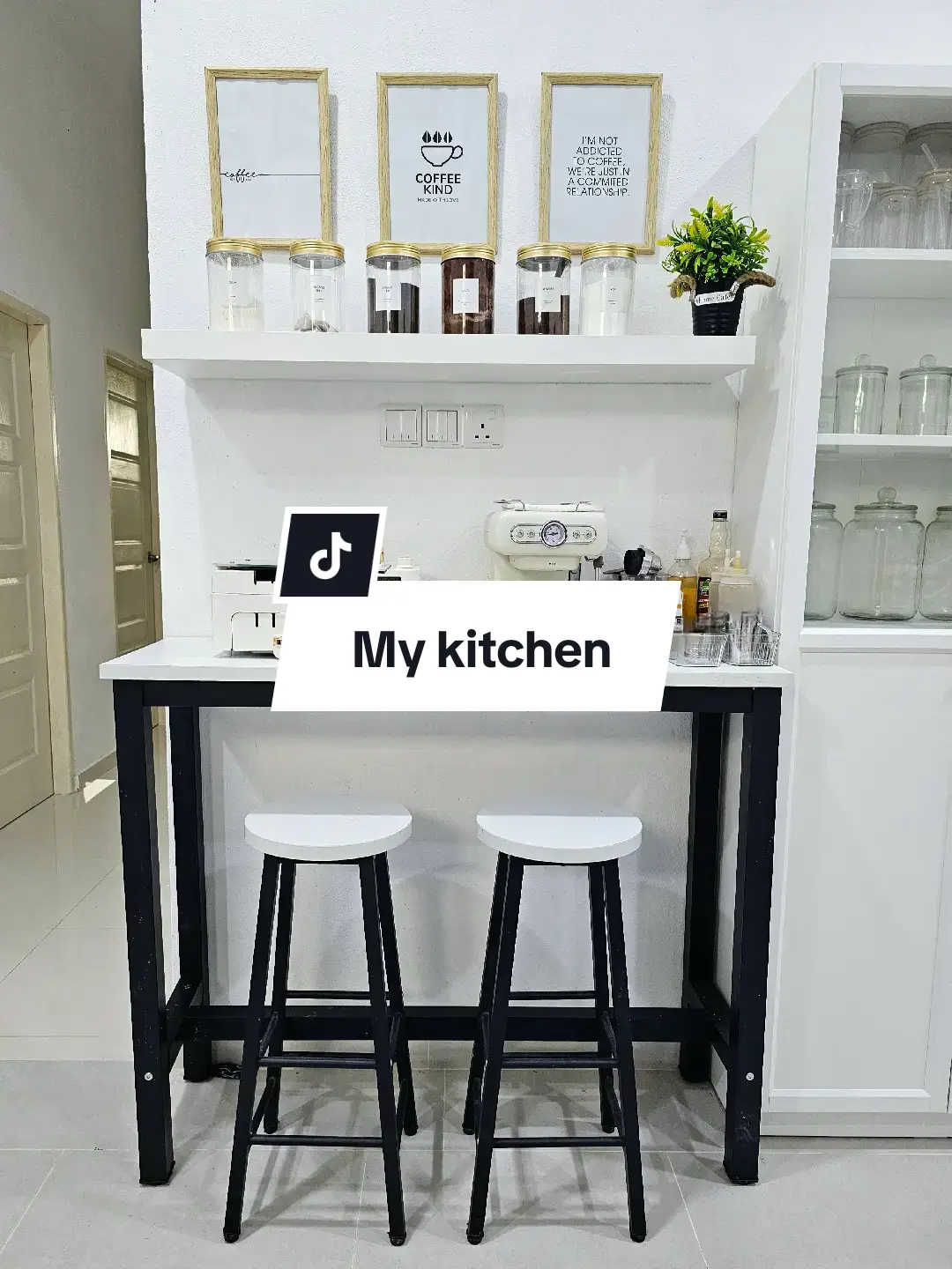 my simple office kitchen. #kitchen #mykitchen  #kitchendesign 