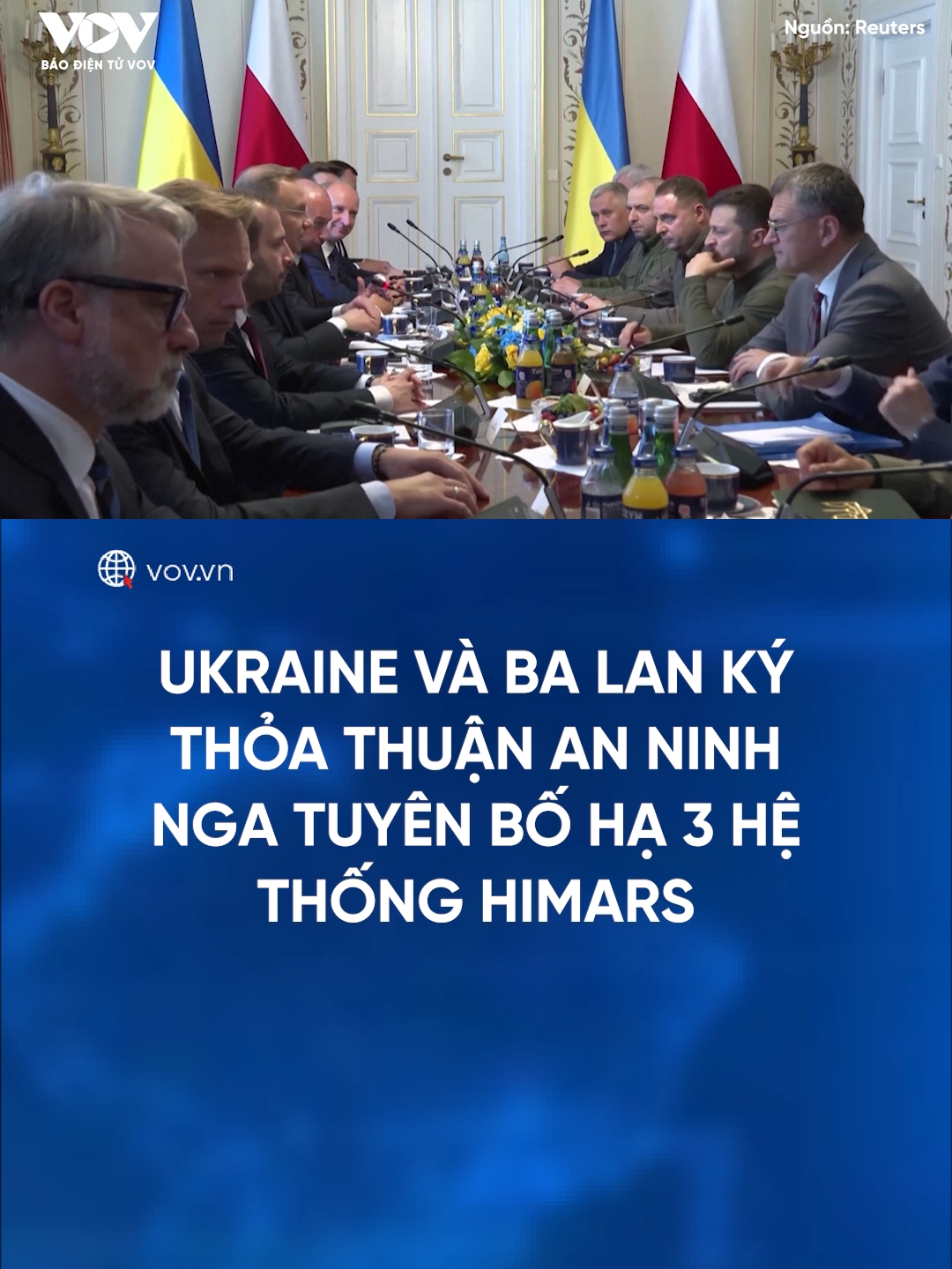 Ukraine và Ba Lan ký thỏa thuận an ninh, Nga tuyên bố hạ 3 hệ thống HIMARS. #nga #tinthegioi #thegioi #trendingnow #baodientuvov #tintuc