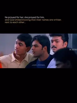 “He prayed for her, she prayed for him” and god smiled knowing that their names are written next to each other…❤️” #kushi #vijayjothika #thispair #ennasollapogiraibgm #favmovie #fypシ゚viral 