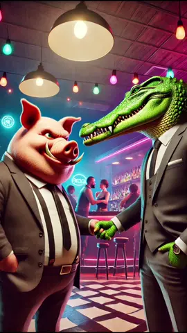 Babi jahat bertemu dengan buaya darat ngok ngok ngok #babi #pig #pigsoftiktok #crocodile #buaya #buaya🐊 #buayadarat🐊 #ai #aiart #viral #fyp #fypシ #fypシ゚viral #fypage #fyppppppppppppppppppppppp 