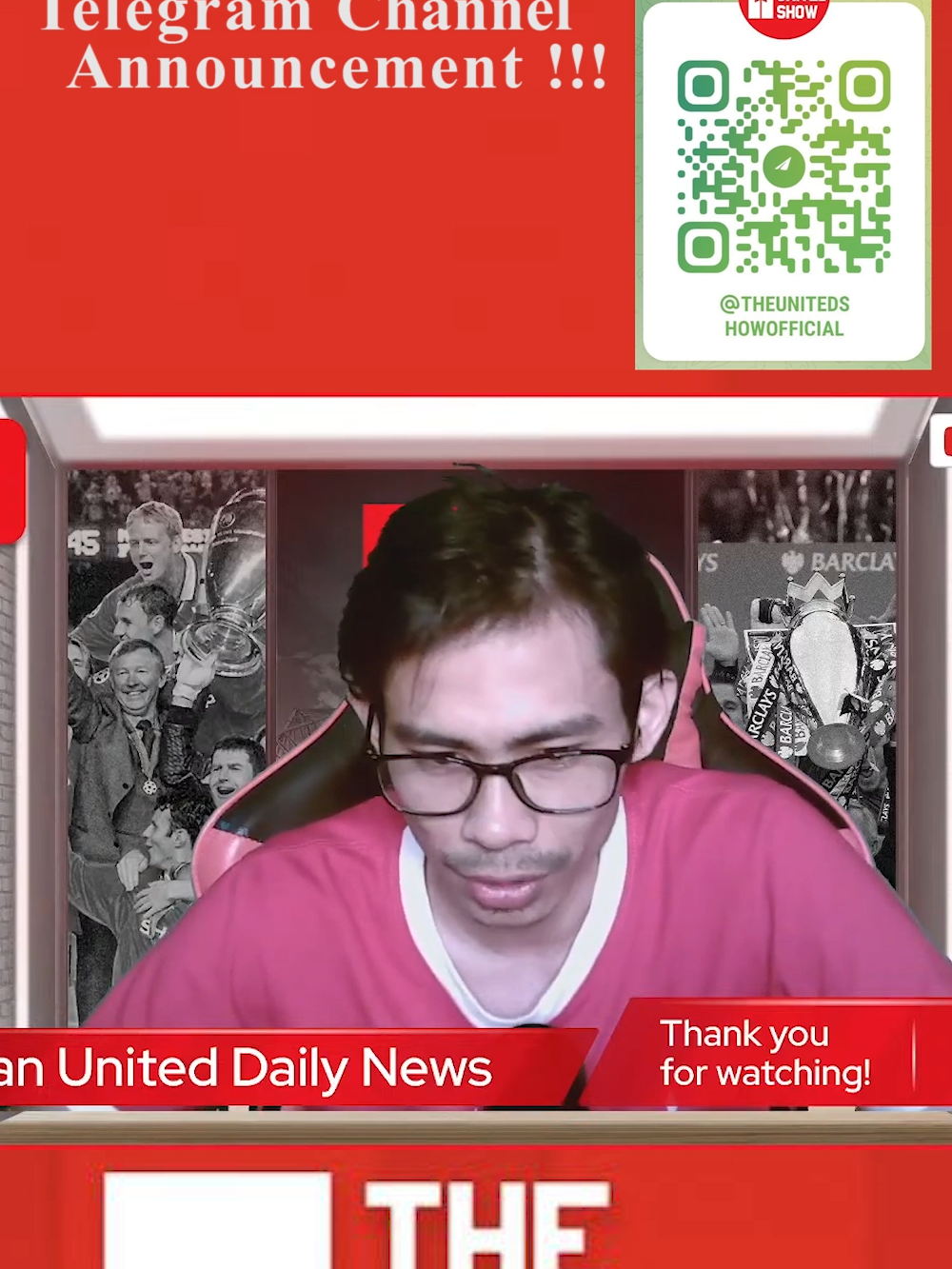 Please Join our The United Show Telegram Channel here https://t.me/theunitedshowofficial #manchesterunited #theunitedshow #MU #minminhtun #football #Link
