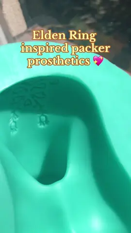 We made some of our packer prosthetics in Elden Ring inspired colors too dont you worry 💖