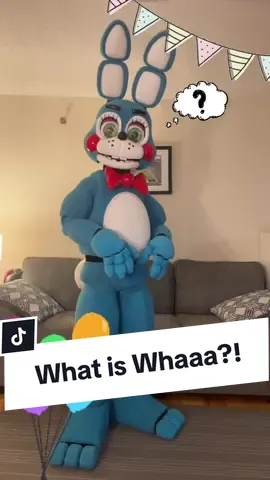 *#duets welcome* What’s Whaaa?! #toybonniecosplay #fnaf #cosplayer #fnafcosplay #silly #antbully #fyp #fnafcostume #fnafedit #bonnie #birthdayparty #duetthis #duetable #scared #toybonnie #fivenightsatfreddys #fnaf2 #mascothorror #upgrade #tiktokedit 