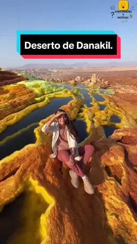 Deserto de Danakil. #danakil #deserto #etiopia #lugaresincriveis #conhecimento #curiosidades 
