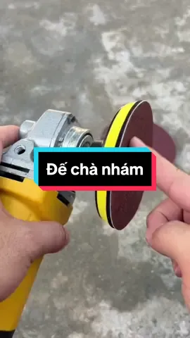 Đế chà nhám, đánh bóng, đĩa tròn tự dính #dechanham #diachanham #xuhuong #vairal 