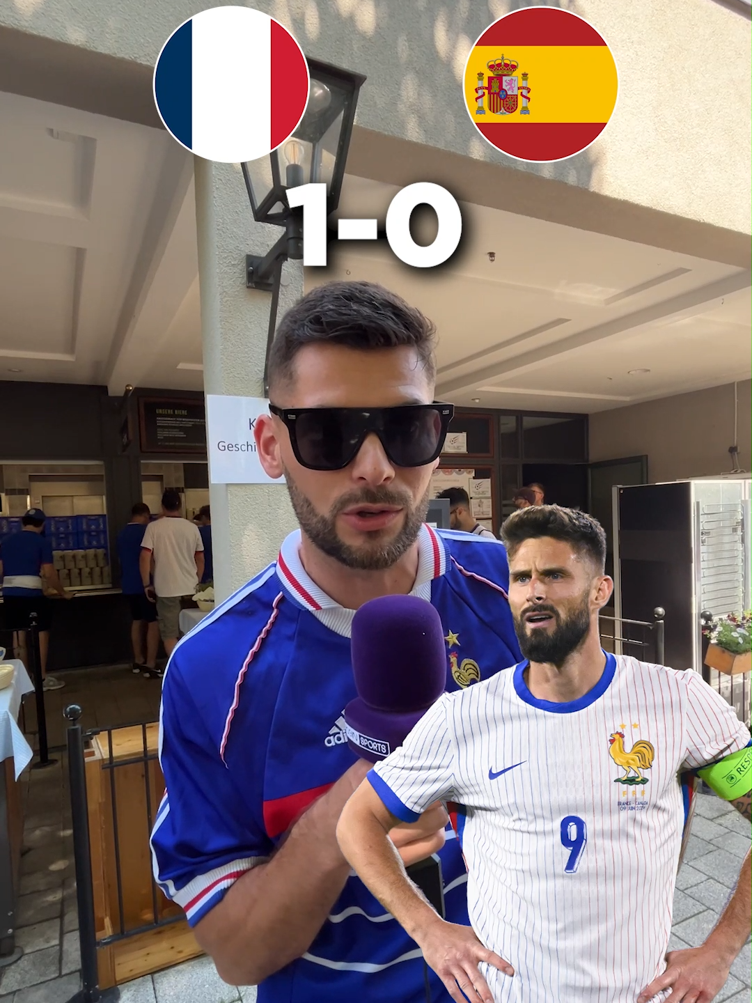 🇪🇸🇫🇷 A Munich, on vous a demandé votre pronostic pour #ESPFRA, score et buteurs ! Quel est le votre ? #Euro2024 #beINEURO2024 #beINEXPERIENCE #football #soccer #sports #foot #sportstiktok