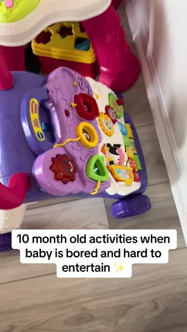 10/10 recommend‼️‼️ Kept her entertained for 35 minutes independently, which is unheard of in our house #10monthsold #stayathomemom #MomsofTikTok #babyactivities 