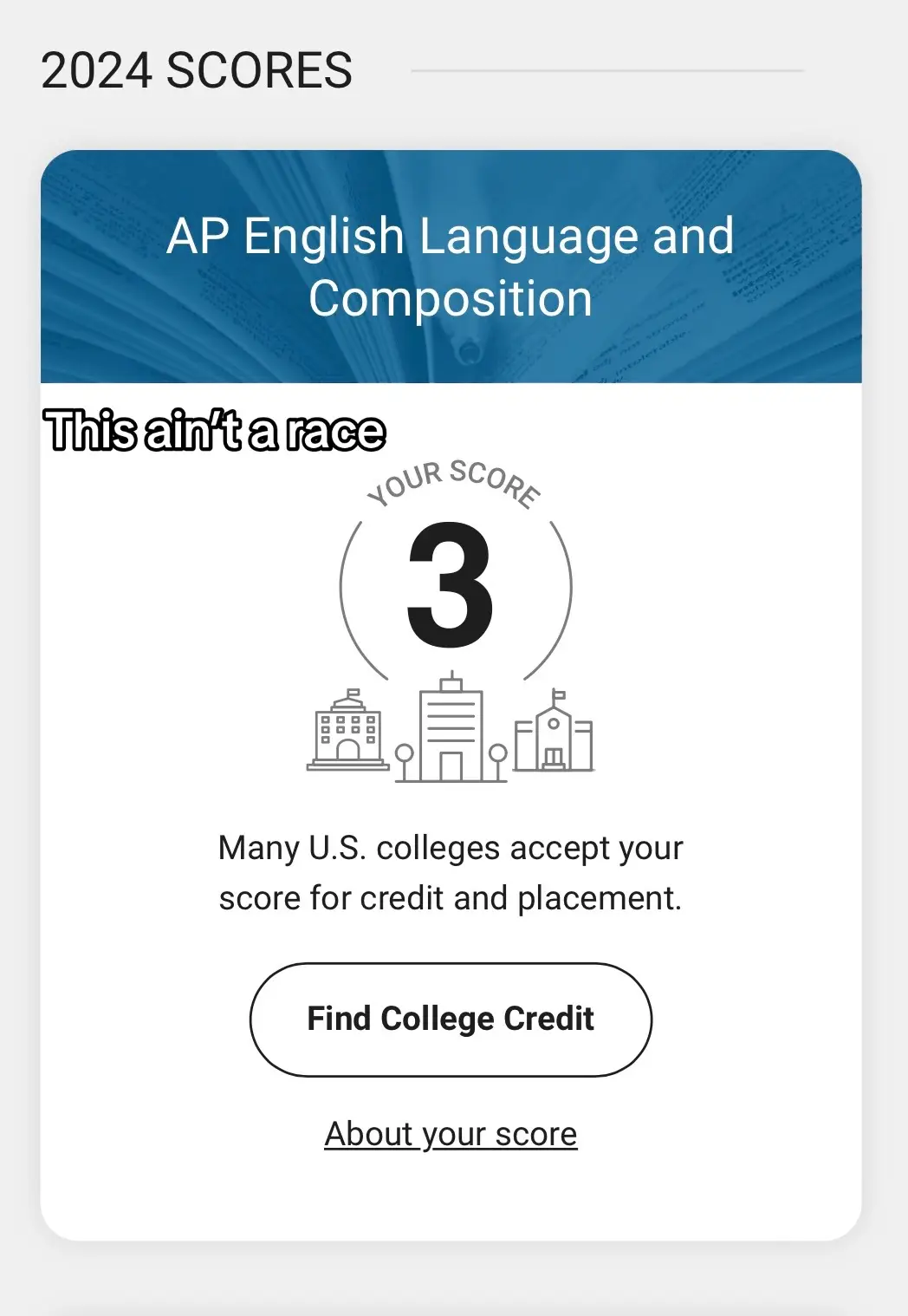 I literally got second last year so why did I do so bad this year 😭 | #fyp #collegeboard #ap #apexam #apexamscores 