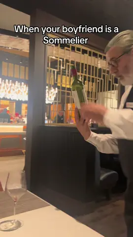 When your BF has to make sure the vino is dry enough for the steak your pairing