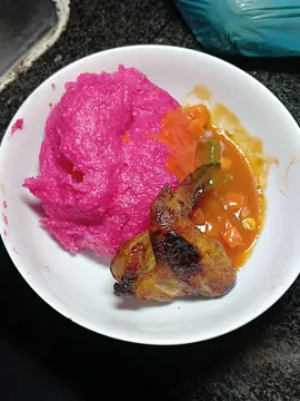 At my house we are being fed pink pap by @her.  yohh to go is to see😭😭 #sama28❤🔥🔥 #stitch #fyppppppppppppppppppppppp #fy #fyp #food #Foodie #pap 