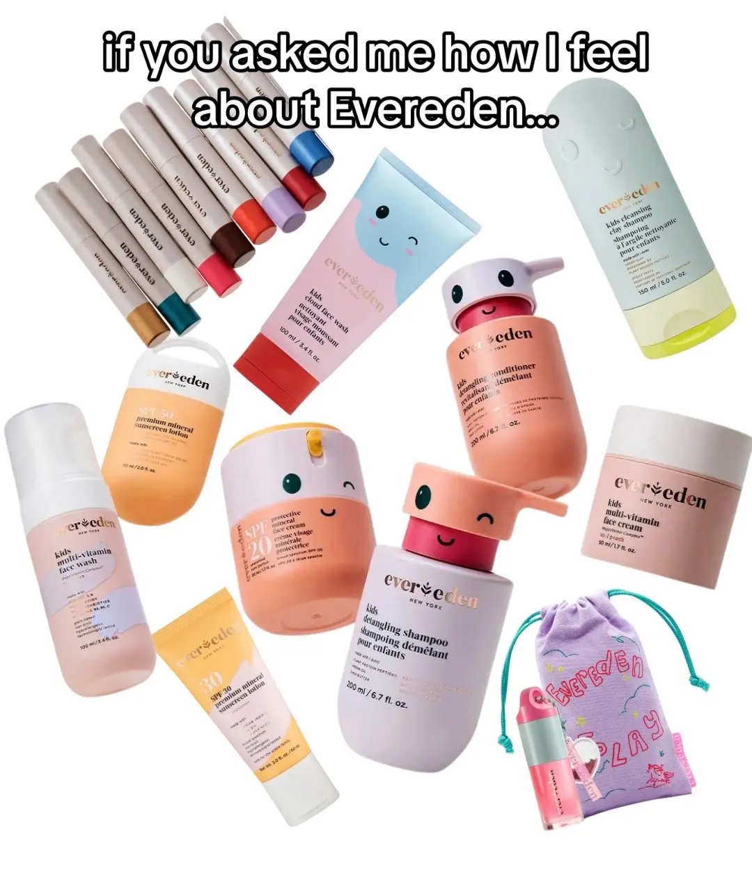 #ifyouaskedme #trend #kidsskincareroutine #preppyskincare #kidshairproducts #cleanskincare #viralskincare #evereden 