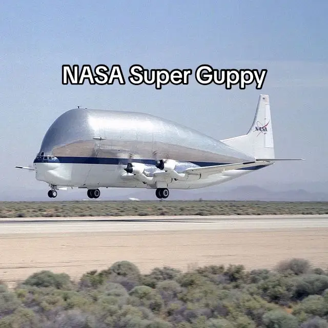 The NASA Super Guppy aircraft is one of the largest cargo planes in the world. The awkwardly shaped aircraft has been in service since 1965, and was specifically designed to carry oversized payloads. Boasting an immense cargo area that is 25 feet in diameter and 111 feet long, the Super Guppy can carry items that are virtually impossible to fit inside other cargo aircraft. The Super Guppy has transported a few of NASA'S hefty payloads ranging from Saturn rockets to International Space Station modules. The Super Guppy has a unique hinged nose that opens 110 degrees, permitting full frontal cargo loading. There is currently only 1 super guppy that is still in service with NASA and it is based in El Paso, Texas. . . . #science #nature #animals #physics #art #fashion #style #experiment 