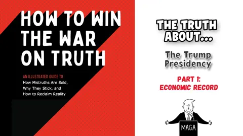 Did you know that Trump had the worst jobs record of any president? We look back on this milestone and more in The Truth About...the Trump Presidency, starting with his economic record. Part 1 of 6.  Full video available on Yourube.  SOURCES: THE AGE OF GRIEVANCE by Frank Bruni ALT-AMERICA by David Neiwert ATTACK FROM WITHIN by Barbara McQuade  AUDIENCE OF ONE by James Poniewozik BATTLING THE BIG LIE by Dan Pfeiffer  BETRAYAL by Jonathan Karl THE BIG CHEAT by David Cay Johnston   BLOWBACK by Miles Taylor  COLLUSION: Secret Meetings, Dirty Money, and How Russia Helped Donald Trump Win by Luke Harding CONFIDENCE MAN by Maggie Haberman THE CONSPIRACY TO END AMERICA by Stuart Stevens THE CRUELTY IS THE POINT by Adam Serwer  THE DANGEROUS CASE OF DONALD TRUMP by Bandy Lee, MD  THE DESPOT’S APPRENTICE: Donald Trump’s Attack on Democracy by Brian Klaas DEVIL’S BARGAIN by Joshua Green THE DIVIDER by Peter Baker and Susan Glasser FEAR by Bob Woodward FIRE AND FURY by Michael Wolff THE DESTRUCTIONISTS by Dana Milbank  EVERYTHING TRUMP TOUCHES DIES by Rick Wilson  HIDING IN PLAIN SIGHT by Sarah Kendzior  HOAX by Brian Stelter HORSEMEN OF THE TRUMPOCALYPSE by John Nichols I ALONE CAN FIX IT by Carol Leonnig and Philip Rucker  IT WAS ALL A LIE by Stuart Stevens IT’S EVEN WORSE THAN YOU THINK by David Cay Johnston  INSURGENCY by Jeremy W. Peters LANDSLIDE by Michael Wolff THE MAKING OF DONALD TRUMP by David Cay Johnston PERIL by Bob Woodward PREPARING FOR WAR by Bradley Onishi PROOF OF COLLUSION by Seth Abramson PROOF OF CONSPIRACY by Seth Abramson PROOF OF CORRUPTION by Seth Abramson RAGE by Bob Woodward RED PILL, BLUE PILL by David Neiwert SIEGE by Michael Wolff STRONGMEN: Mussolini to the Present by Ruth Ben-Ghiat THEY WANT TO KILL AMERICANS  by Malcolm Nance THIS WILL NOT PASS by Jonathan Martin and Alexander Burns TIRED OF WINNING by Jonathan Karl TRAITOR by David Rothkopf  TRUMPOCRACY by David Frum TWILIGHT OF AMERICAN SANITY by Allen Frances, MD  UNHOLY by Sarah Posner  UNMAKING THE PRESIDENCY by Susan Hennessey and Benjamin Wittes A VERY STABLE GENIUS by Philip Rucker THE VIEW FROM FLYOVER COUNTRY by Sarah Kendzior AFTER THE IVORY TOWER FALLS by Will Bunch  ALL WE CAN SAVE by Ayana Elizabeth Johnson & Katharine K. Wilkinson  THE DEADLY RISE OF ANTI-SCIENCE by Peter J. Hotez HATELAND: A Long, Hard Look at America’s Extremist Heart by Daryl Johnson MONEYLAND: The Inside Story of the Crooks and Kleptocrats Who Rule the World by Oliver Bullou#politics #history #education #trump #biden #economy #election #currentaffairs #jobs #taxcuts #truth #allanwhincup @Quirk Books 