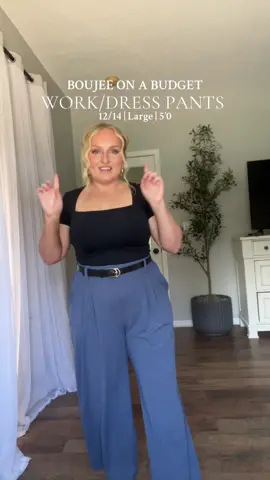 $22 today!!! 🤯 These don’t wrinkle and feel like literal pajamas!! #boujeeonabudget #dresspants #workoutfits #workwear #midsizefashion #midsize #petitefashion #shortgirl #curvytiktok @Halara_official #halara 