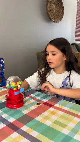 Evie’s first toy unboxing! She would like to start her own channel, so please support this video to get her going! #toyunboxing #gumballbanktoy this toy can be found @Walmart 