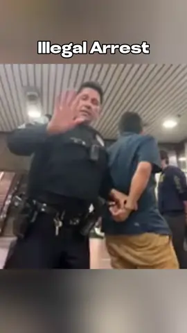 LAPD officer illegally arrests a man for filming the police. #lapd #copwatch #policeoftiktok #copsoftiktok 