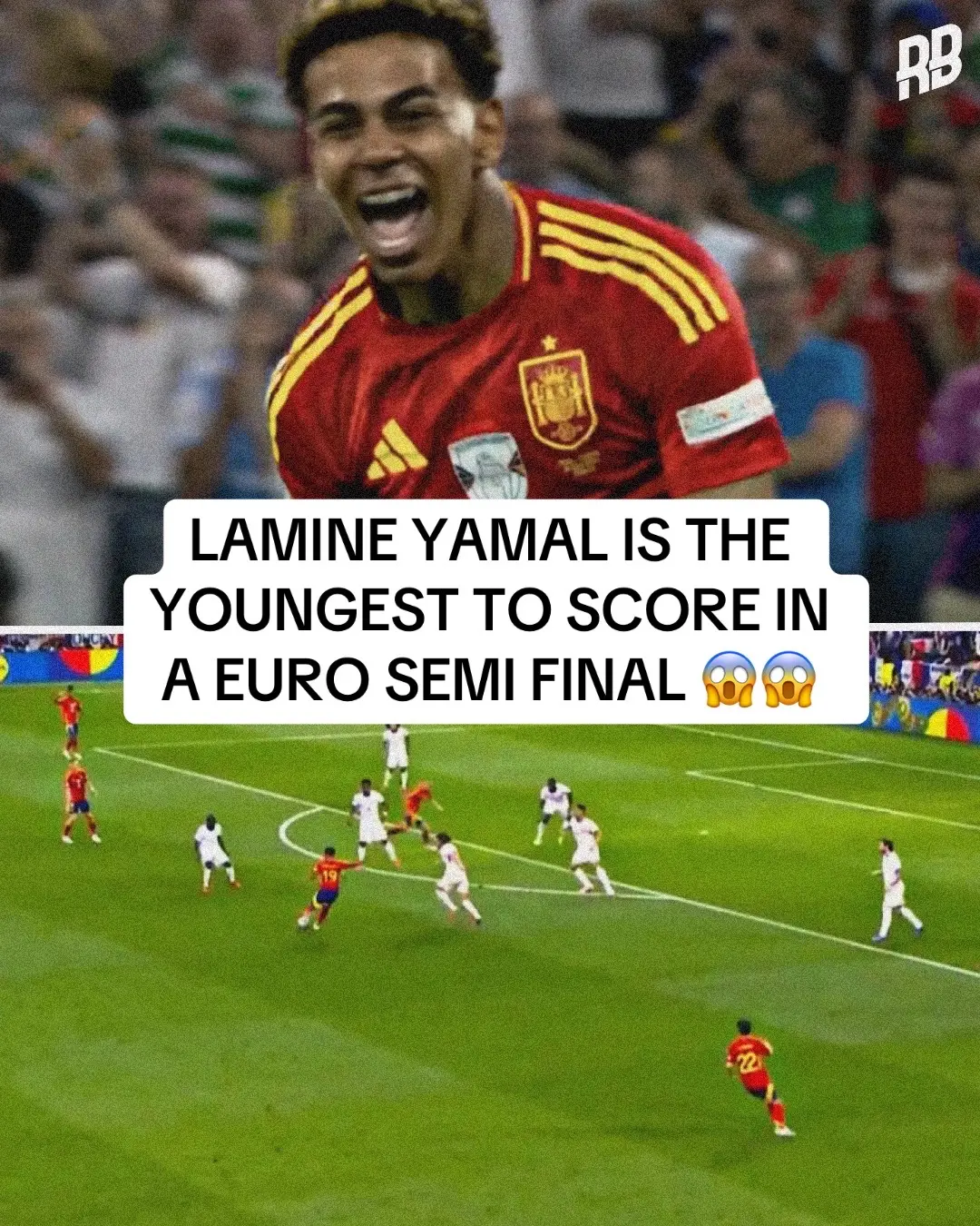 LAMINE YAMAL SCREAMER 🇪🇸🇪🇸 #lamineyamal #yamal #spain #footballtiktok #football #futbol #futebol #trending #footy #Soccer #france #risingballers 