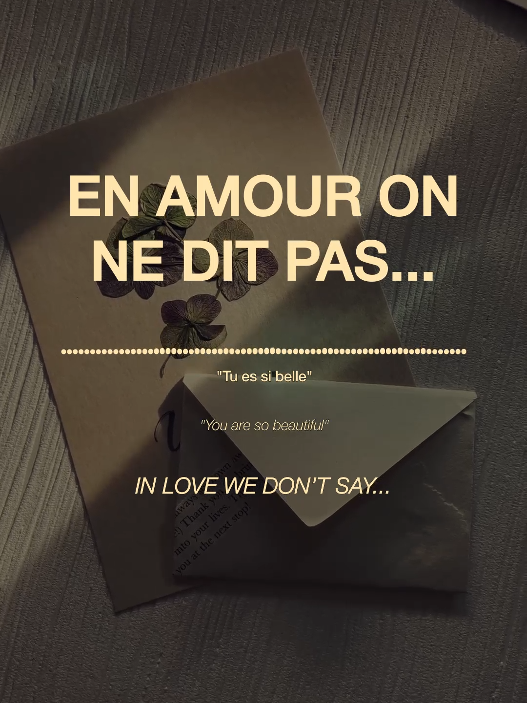 Quelle phrase tu aimerais que je traduise en Amour, la prochaine fois ? #vaguealame