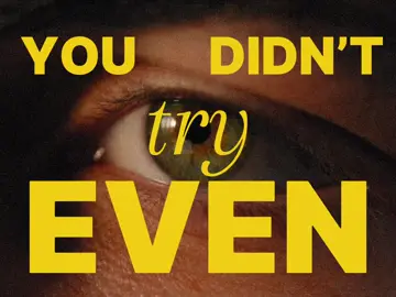 you didn’t even try ? - Yasser Elhazimi #fyp #foryou #quotes #ياسر_الحزيمي  