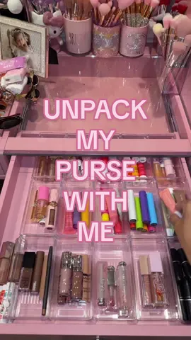 Unpack last weeks purse with me so we can pack THIS WEEKS purse 😇 #whatsinmybag #whatsinmypurse #unpackmybagwithme #purseorganization #pursetok #fypp 