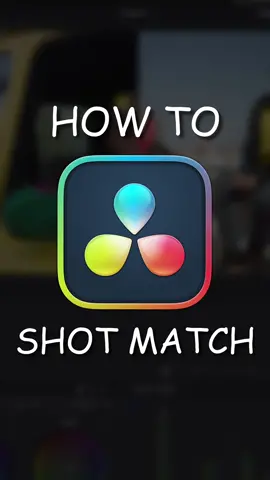 How to SHOT MATCH in Davinci Resolve!🧑‍💻🤝😮‍💨⬇️ This is by far the easiest way to shot match in Davinci. I will be posting a more hands on approach too! Comment your thoughts and questions!!🤔 #davinciresolve #colorgrading #editing #tutorial #videography #cinematography #filmmaking #edit