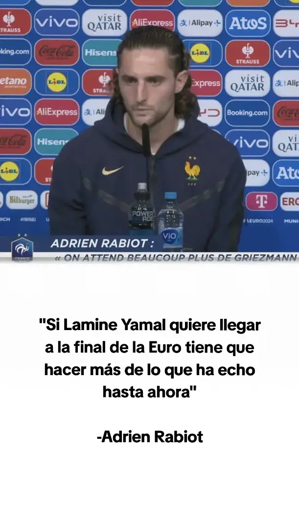 La respuesta de Yamal ante las declaraciones de Rabiot ☠️ #LamineYamal #Lamine #Yamal #España #Rabiot #Respuesta #Promesa #Joven #Eurocopa #2024 