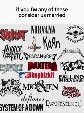 #CapCut if you fw these, i fw you 😚 #numetal #metal #rock #metalhead #alternative #alt #slipknot #nirvana #korn #avengedsevenfold #a7x #piercetheveil #ptv #flyleaf #paramore #metallica #escapethefate #pantera #mcr #mychemicalromance #limpbizkit #fallinginreverse #fir #bmth #bringmethehorizon #ofmiceandmen #icp #insaneclownposse #evanescence #soad #systemofadown #linkinpark #emo #kerrang #spotify 