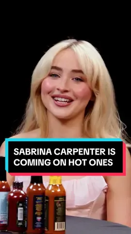 & now a special announcement from this week’s guest on #HotOnes, @Sabrina Carpenter. 🔥