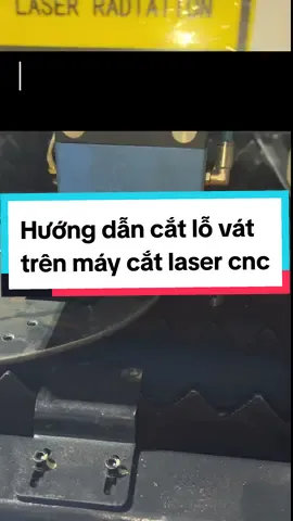 Hướng dẫn cắt lỗ vát mép trên máy cắt laser #laserfiber #CNC #cncmachine #LearnOnTikTok #tudonghoa #kythuat #mechanical #lasercutting #laser 