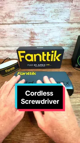 Fanttik Fold S1 APEX Cordless Screwdriver #cordlessscrewdriver #cordless #screwdriver #fanttik #tools #dealsforyoudays @Fanttik 