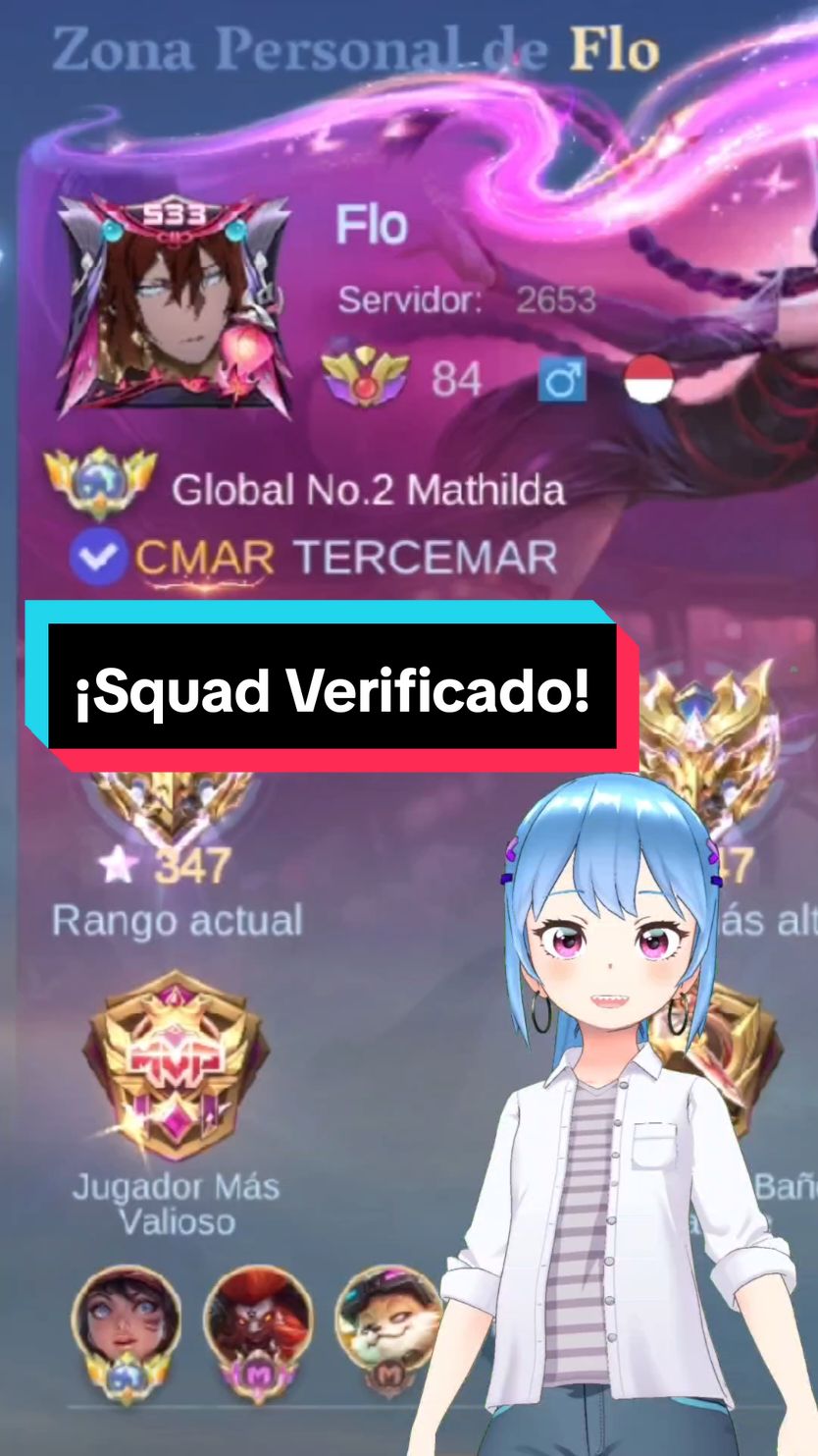 ¿Cómo conseguir el verificado para tu Squad en MLBB? | Verified Squad MLBB #mlbbnext #mlbbnextcreator #mlbb #fyp #viral #top 