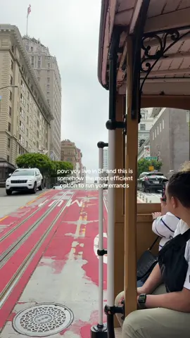 ive said it once and ill say it again, in this household we stan public transportation ! #sanfrancisco #thingstodoinsf #sfcablecars #muni #sanfranciscolife #sfbayarea #bayareacheck #sftok 