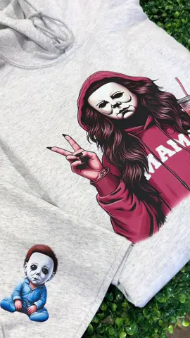 Your new Favorite hoodie just in time for spooky season! #upresstransfers #hoodie #horrormovie #mamasweatshirt #spookymama #halloween #trending #trendingsound #hoodieseason #horror
