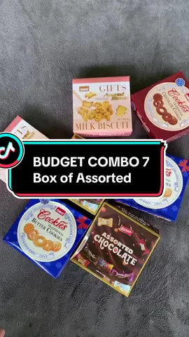 BUDGET COMBO 7 Box of Assorted #7pcscookies #cookies #biscuit #budgetcombo7box #momonfoods #kidssnacks #snacks 