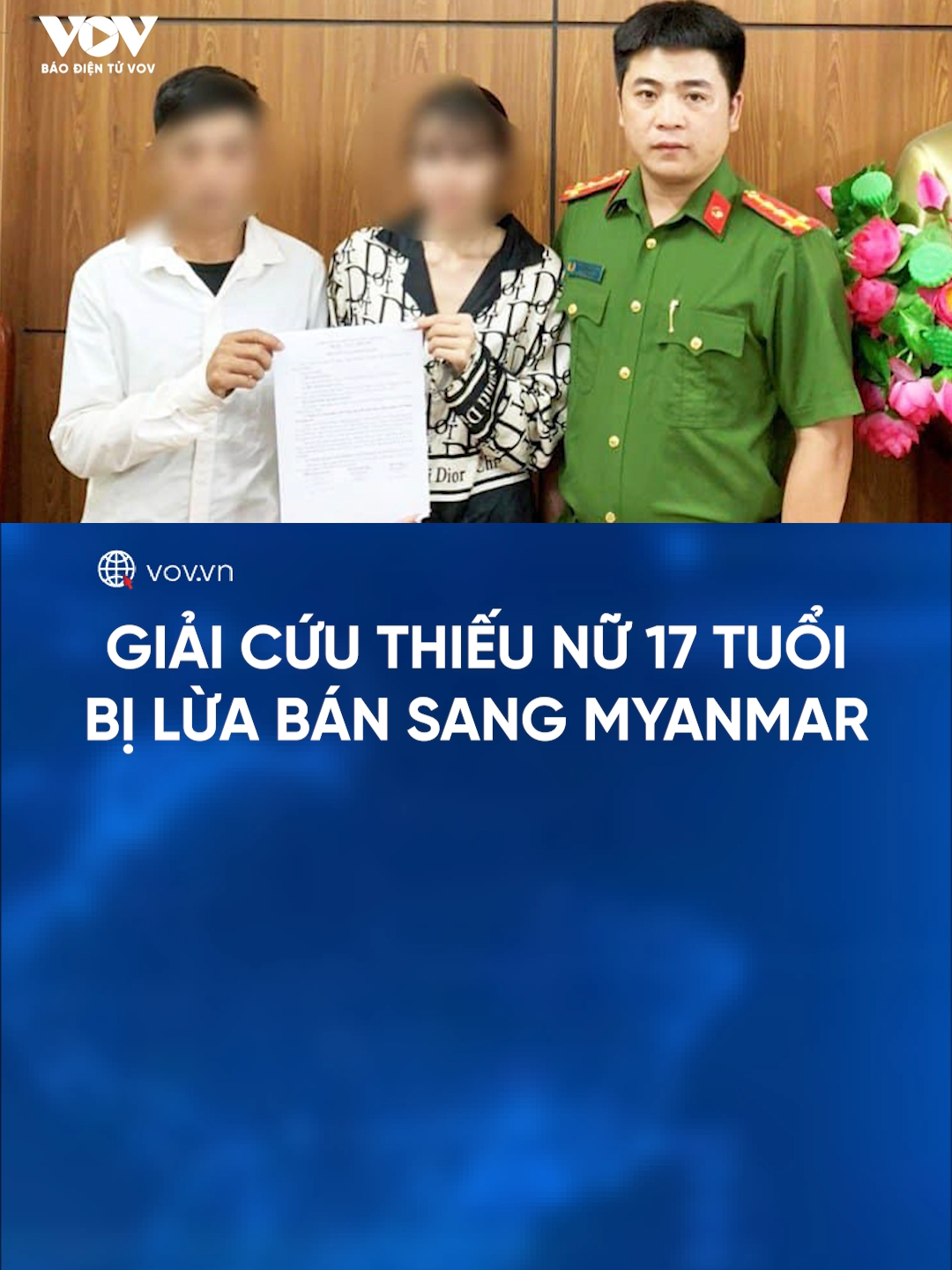 Phòng Cảnh sát Hình sự, Công an tỉnh Lai Châu vừa giải cứu thành công một thiếu nữ bị lừa bán sang Myanmar để lao động, với chiêu trò dụ dỗ đi làm 