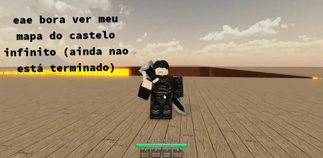 é isso se quiserem que eu mostre mais do castelo infinito. #roblox #game #jujutsukaisen 