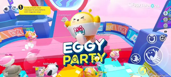 Mabar eggy party bareng kk Vina yuk gaes😁😍  #eggyparty #partywitheggy 