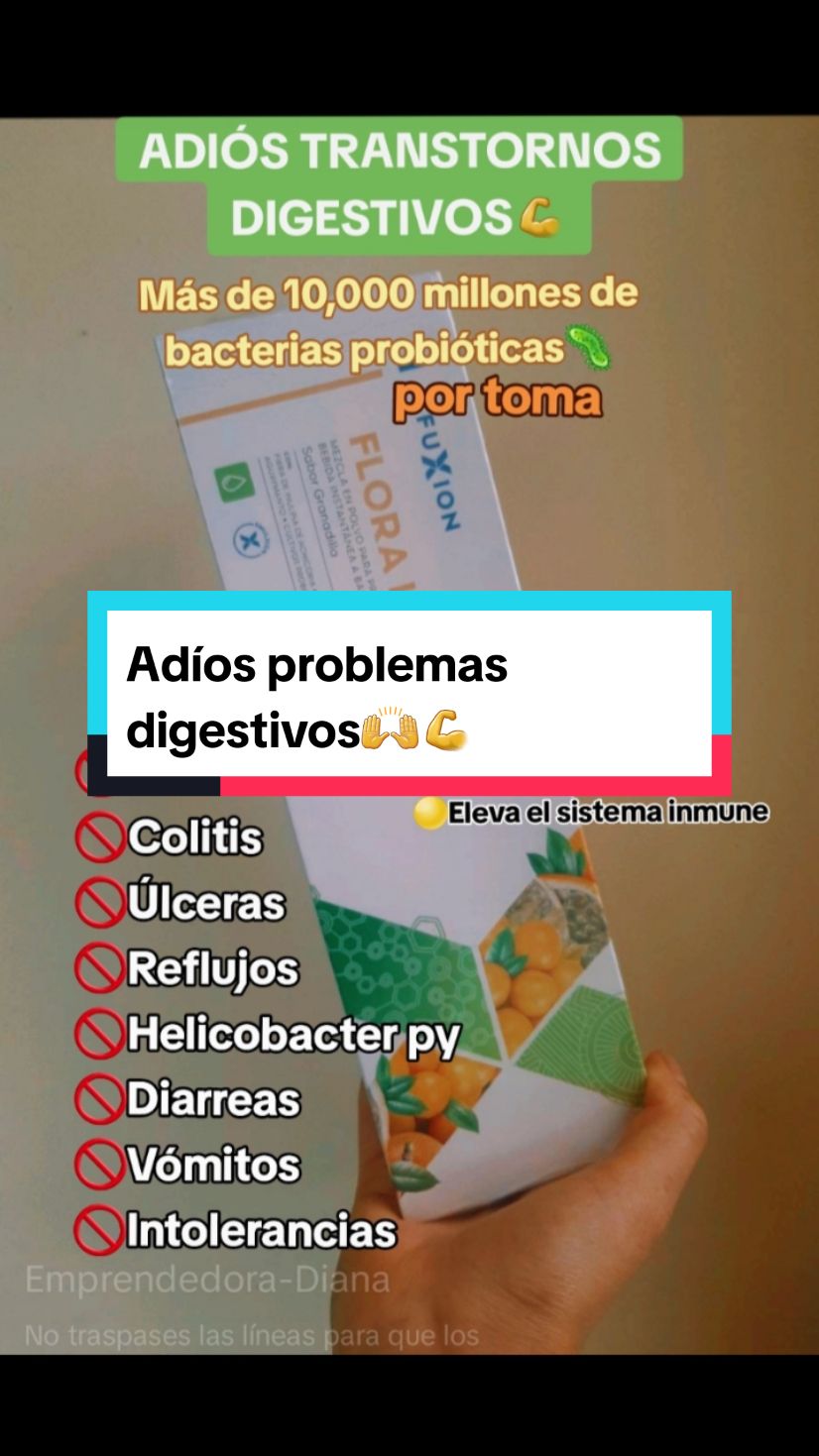 Adiós problemas digestivos con #floraliv 💪. #probioticos  #floralivfuxion  #estarbien #sentirsebien #fyp  #constipacion #gastritis #reflujos 