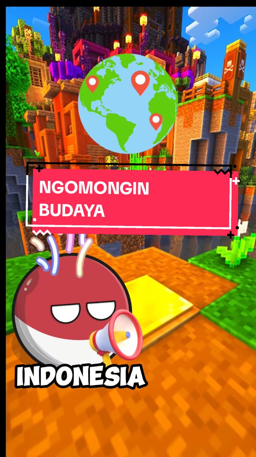 Animasi Negara - Ngomongin Budaya Indonesia #animasiindonesia #countryballs 