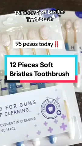 Suitable for sensitive gums 12 Pieces Soft Bristles Toothbrush #softbristletoothbrush  #toothbrush #gumcare #gentlecleaning #oralcare 