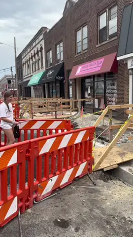Just out here trying to survive construction. #treasuresnaperville #downtownnaperville #treasures #swashbuckle #swashbuckler #pirate 