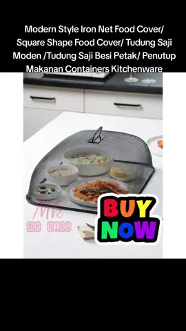 Modern Style Iron Net Food Cover/ Square Shape Food Cover/ Tudung Saji Moden /Tudung Saji Besi Petak/ Penutup Makanan Containers Kitchenware #malaysia #KitaJagaKita #fypシ゚viral #viraltiktok #fyp 
